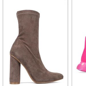 Suede tan boots beautiful and comfortable!